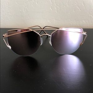 Roehampton Road reflective pink sunglasses